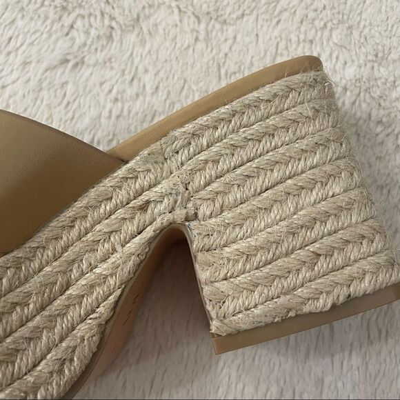 ZARA Heeled Leather Platform Wedges Size 36 (6) - Picture 10 of 13